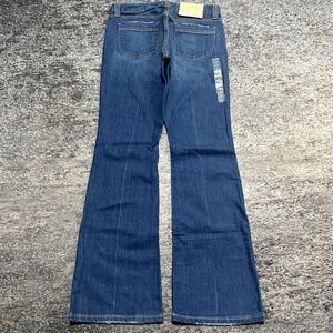 NWT Vintage Gap Curvy Bootcut Jeans Womens 10 (32x33) Blue Low Rise Stretch Y2K